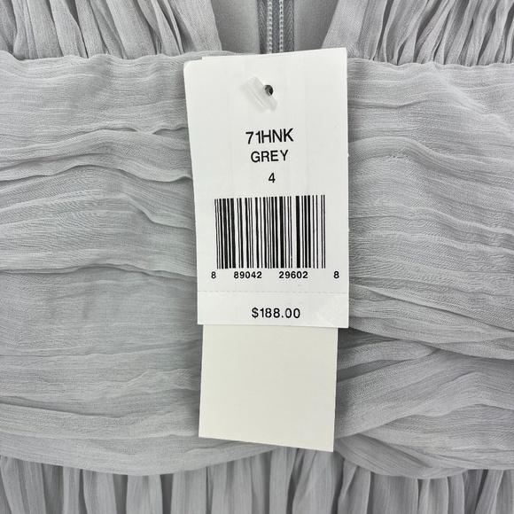 French Connection Gray Cocktail Dress Sz 4 NWT - Picture 2 of 11